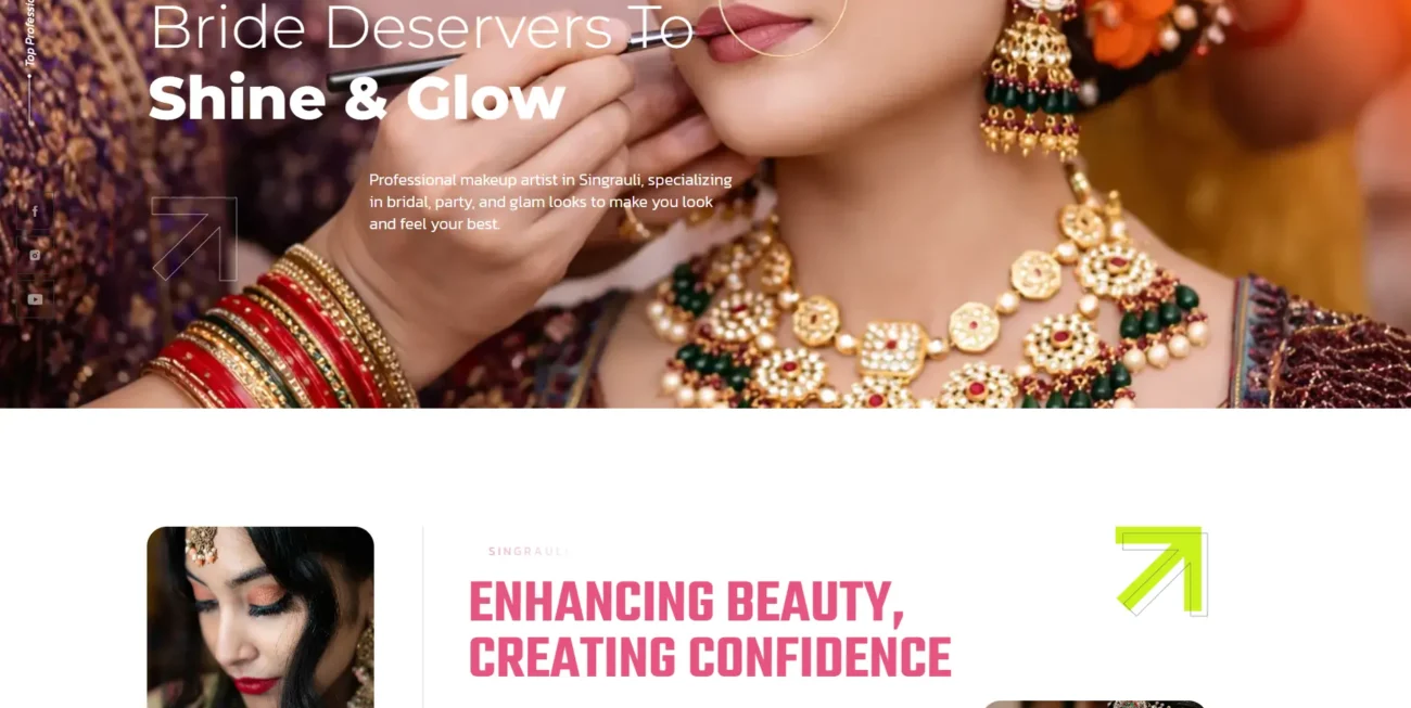 At Glow with Roshani, we believe every face tells a unique story, and our passion lies in bringing that story to life through the art of makeup. With a deep commitment to perfection and a keen eye for detail, we create flawless, long-lasting looks that enhance your natural beauty while reflecting your individual style.